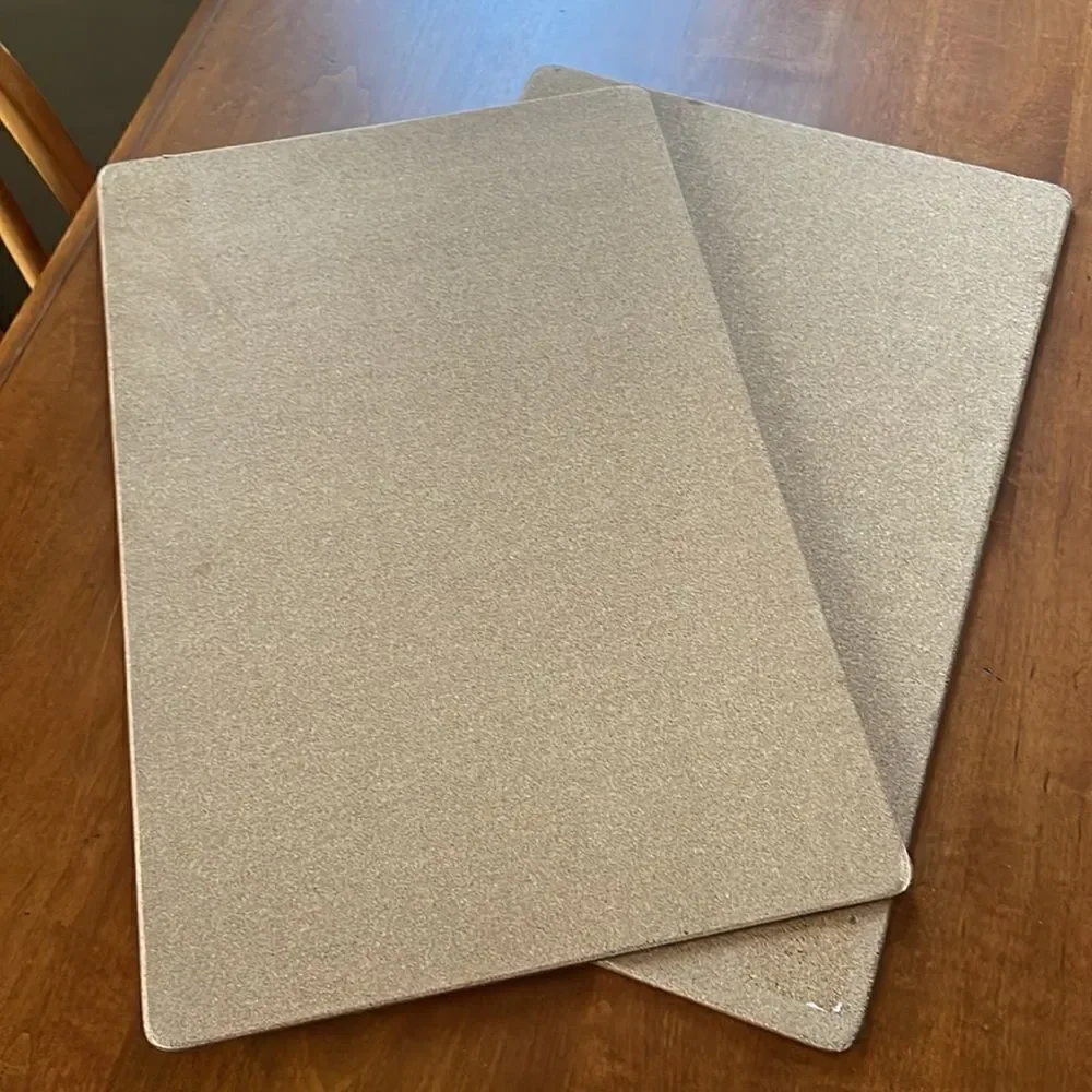 Vintage Set of 2 Cork Backed Large Placemats